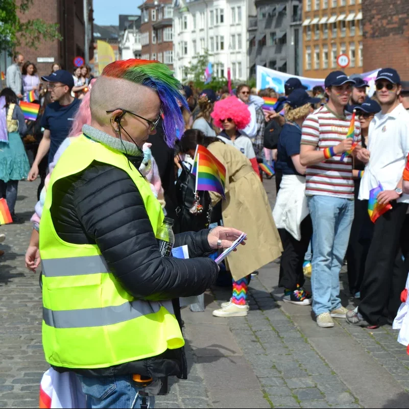 Billede af Aarhus Pride frivillig paradevagt